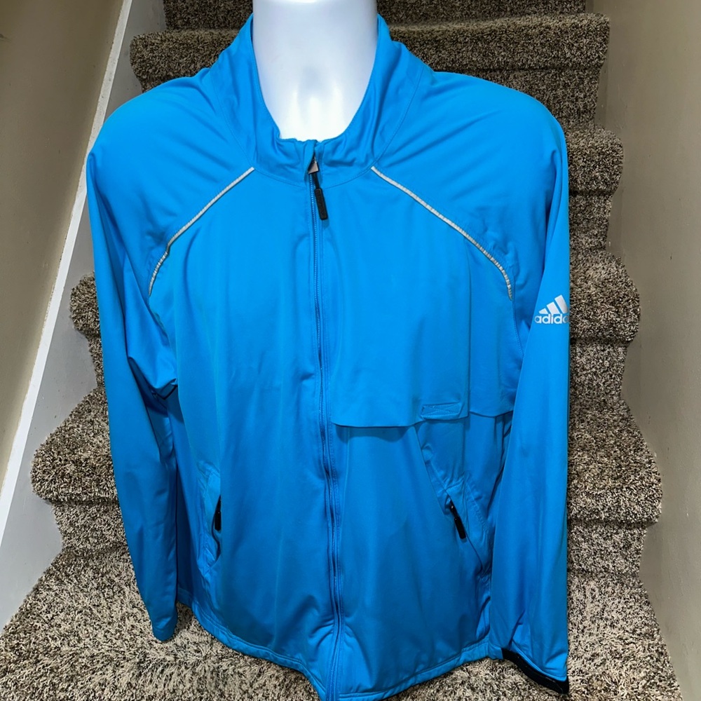 Classic bright *ADIDAS Golf ClimaLite* full-zip casual golf ⛳️ jacket - men’s XL